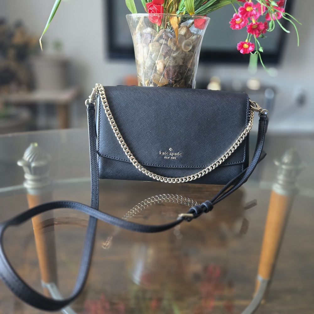 Authentic Kate Spade Black Crossbody Bag